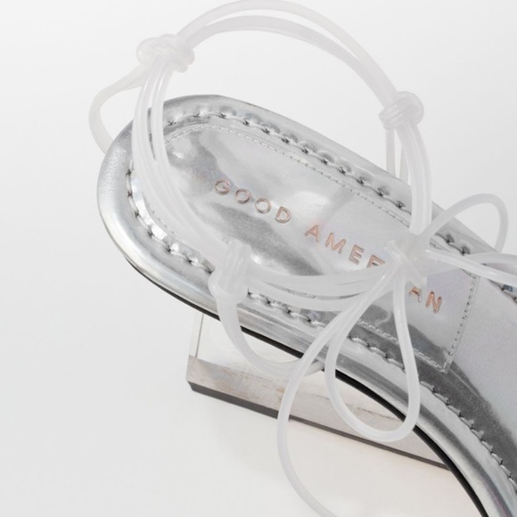 💜 NEW good american cinder-F*cking-Rella wedge 7 SOLD OUT 💜 - Picture 7 of 16